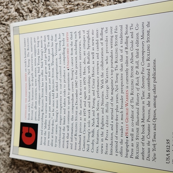 Neil Young Rolling Stone Files Paperback Book - Picture 3 of 6